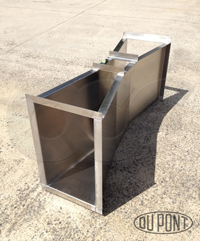 Openchannelflow stainless steel Parshall flume